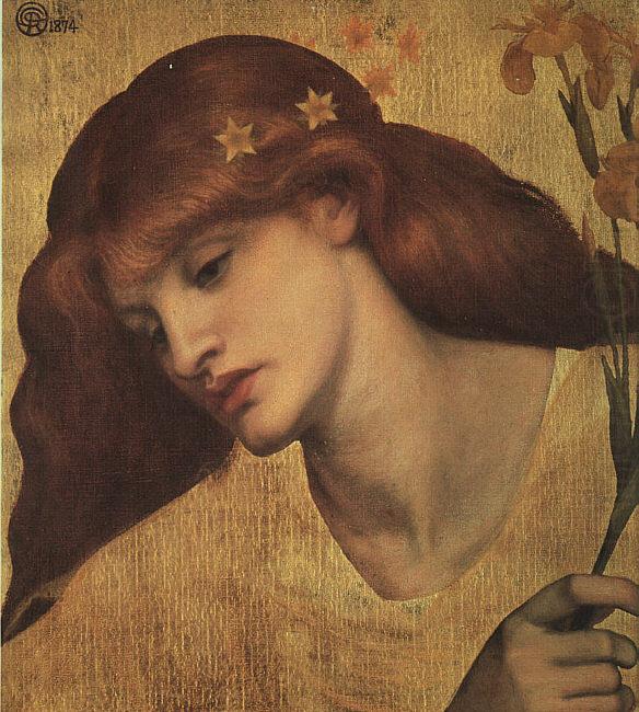 Dante Gabriel Rossetti Sancta Lilias china oil painting image